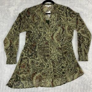 Cleo Asymmetrical Blouse with Camisole NWT